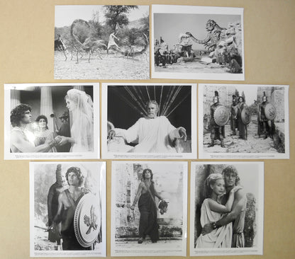 Clash Of The Titans 8 Original Black and White Press Stills (Photographs) 