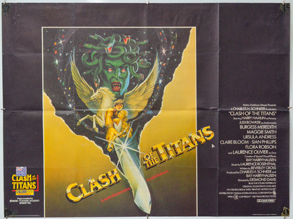 Clash Of The Titans - Original Quad Poster - Film Poster - Movie Poster