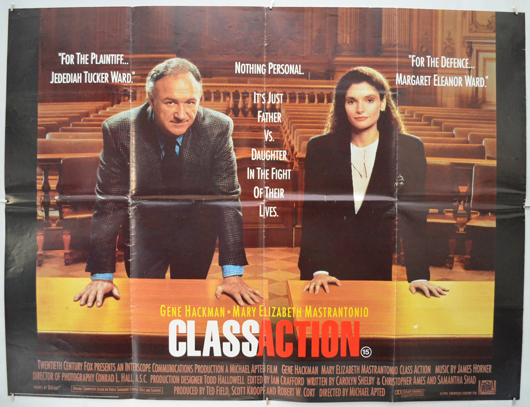 Class Action Original Quad Poster - Film Poster - Movie Poster