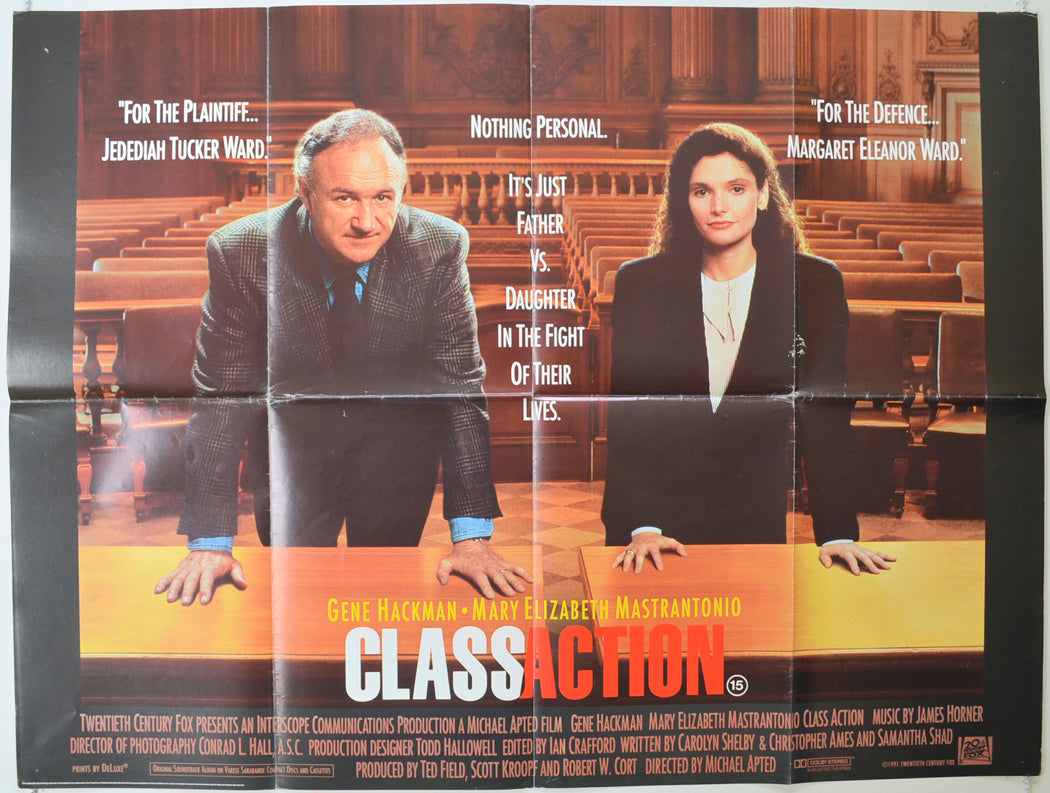 Class Action   Original Quad Poster - Film Poster - Movie Poster 