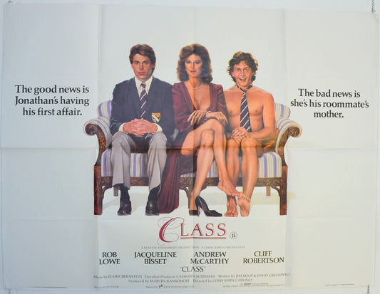 Class  Original British Quad Poster - Film Poster - Movie Poster 