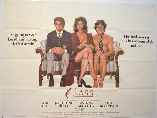 Class  Original Quad Poster - Film Poster - Movie Poster