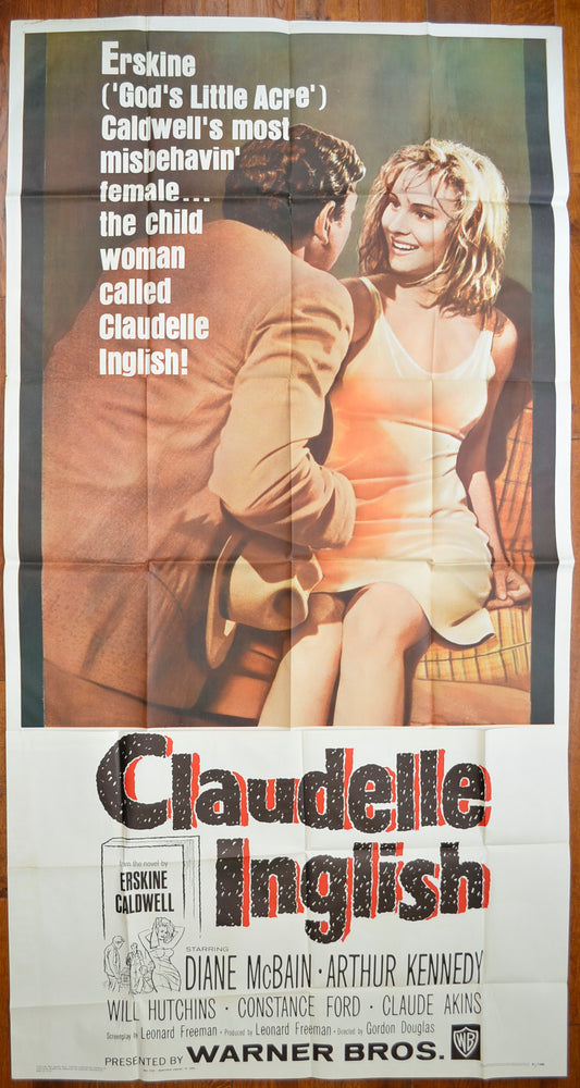 Claudelle Inglish  (a.k.a. Young And Eager)  Original US 3-Sheet Poster - Film Poster - Movie Poster 