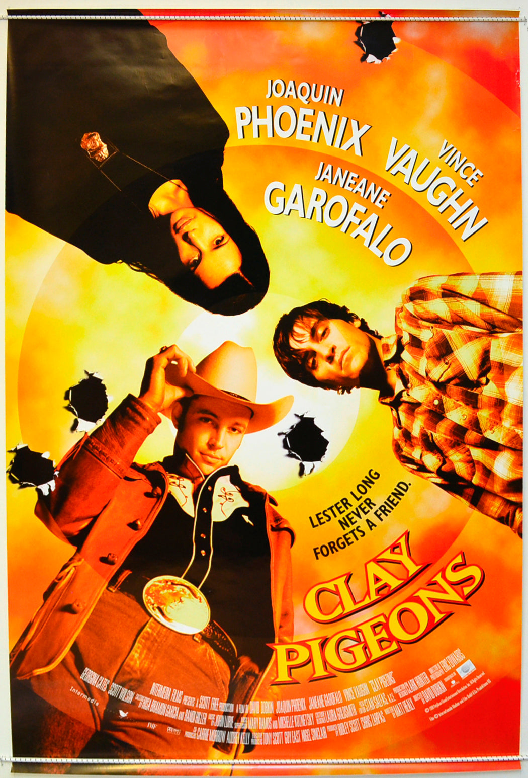 Clay Pigeons Original One Sheet Poster - Film Poster - Movie Poster  