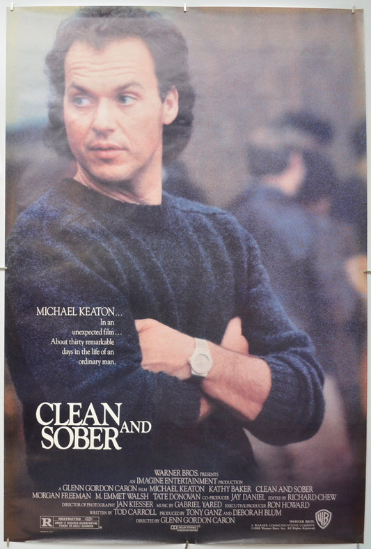 Clean And Sober - Original One Sheet Poster - Film Poster - Movie Poster