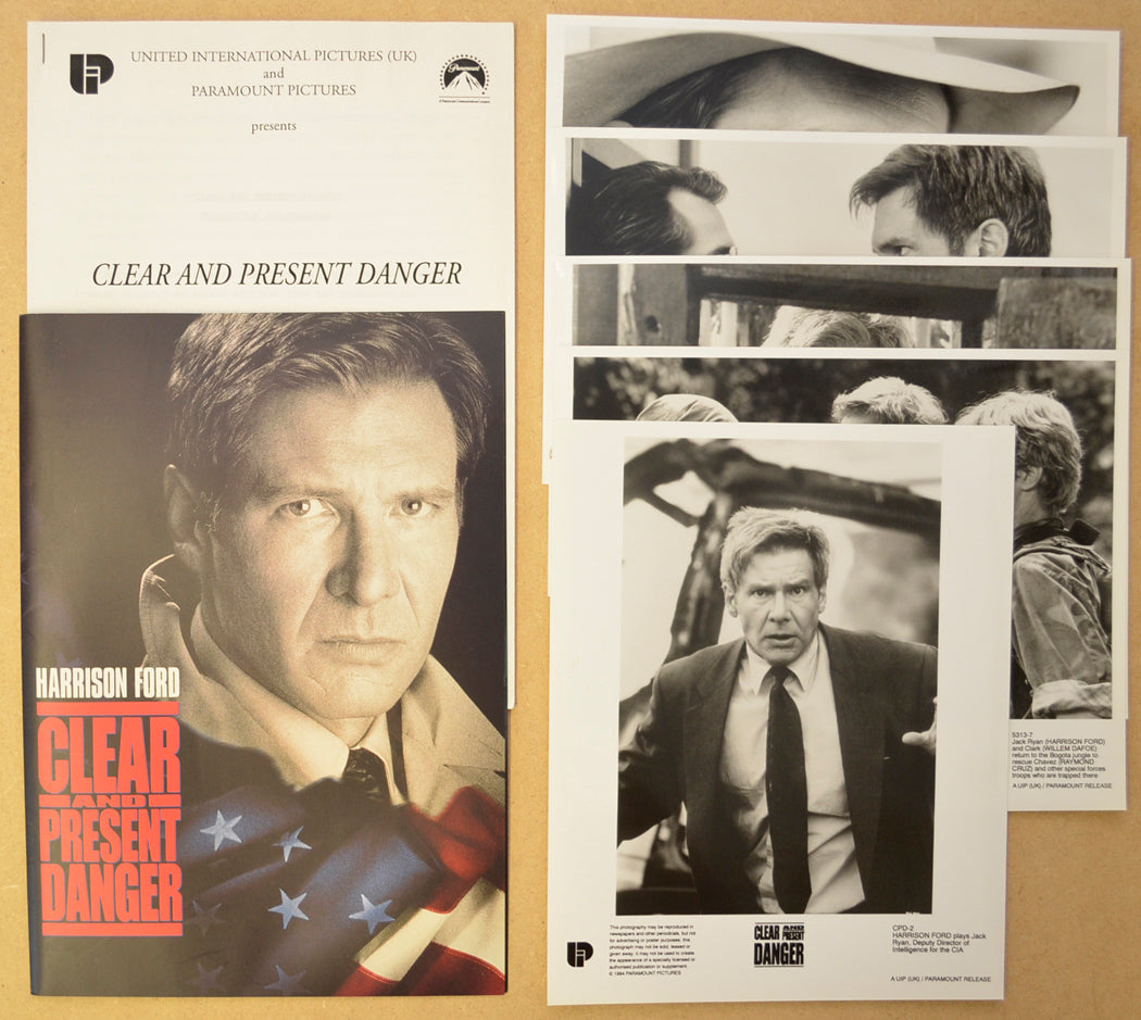 Clear And Present Danger Original Cinema Exhibitors Press Kit 