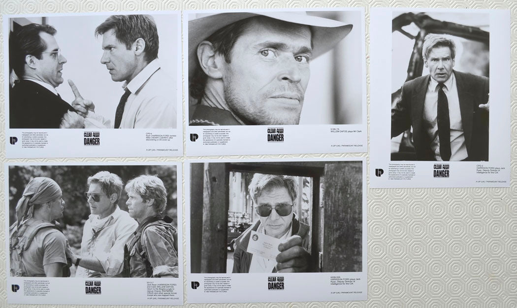 CLEAR AND PRESENT DANGER Original Cinema Press Kit 