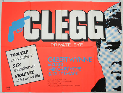 Clegg  Original Quad Poster - Film Poster - Movie Poster 