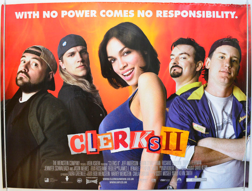 Clerks II Original British Quad Poster - Film Poster - Movie Poster 