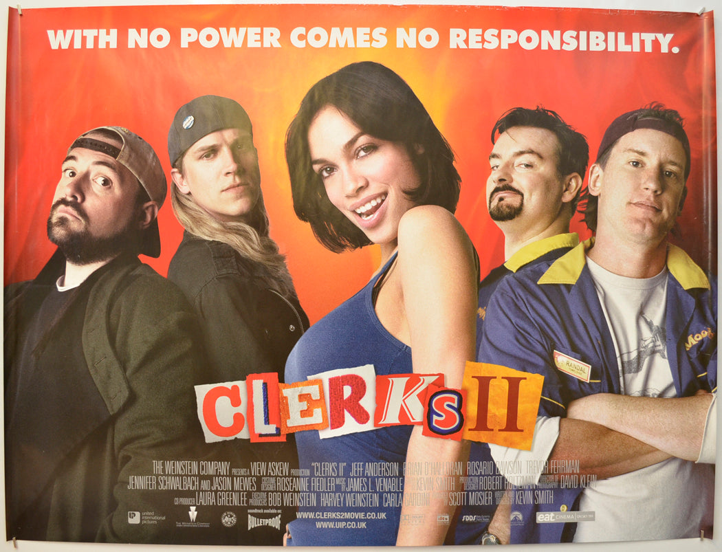 Clerks II Original Quad Poster - Film Poster - Movie Poster  