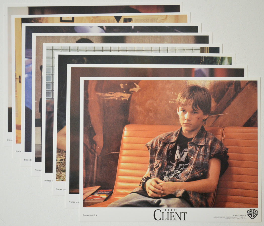 THE CLIENT (Full View) Cinema Set of Colour FOH Stills / Lobby Cards  