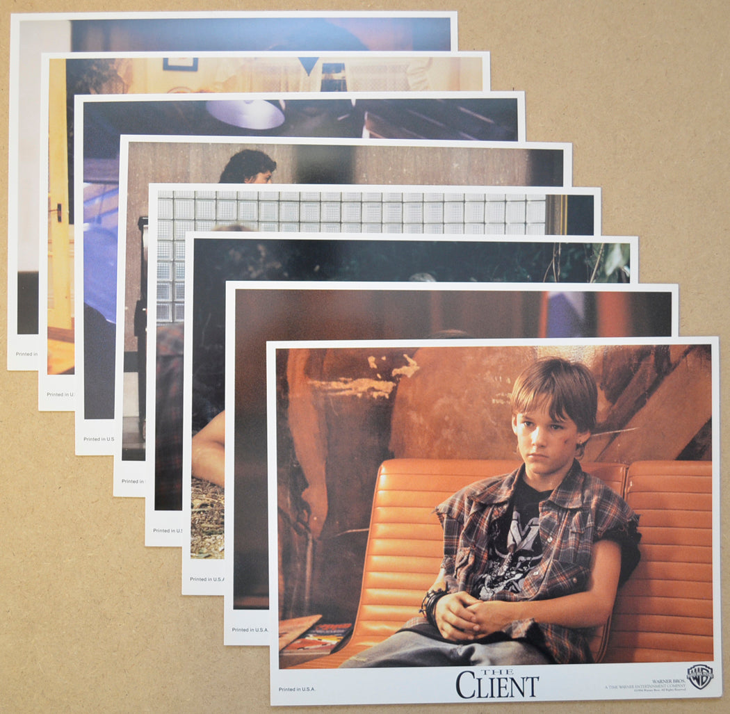 The Client Set of 8 Original Colour Front Of House Stills / 8x10 Lobby Cards