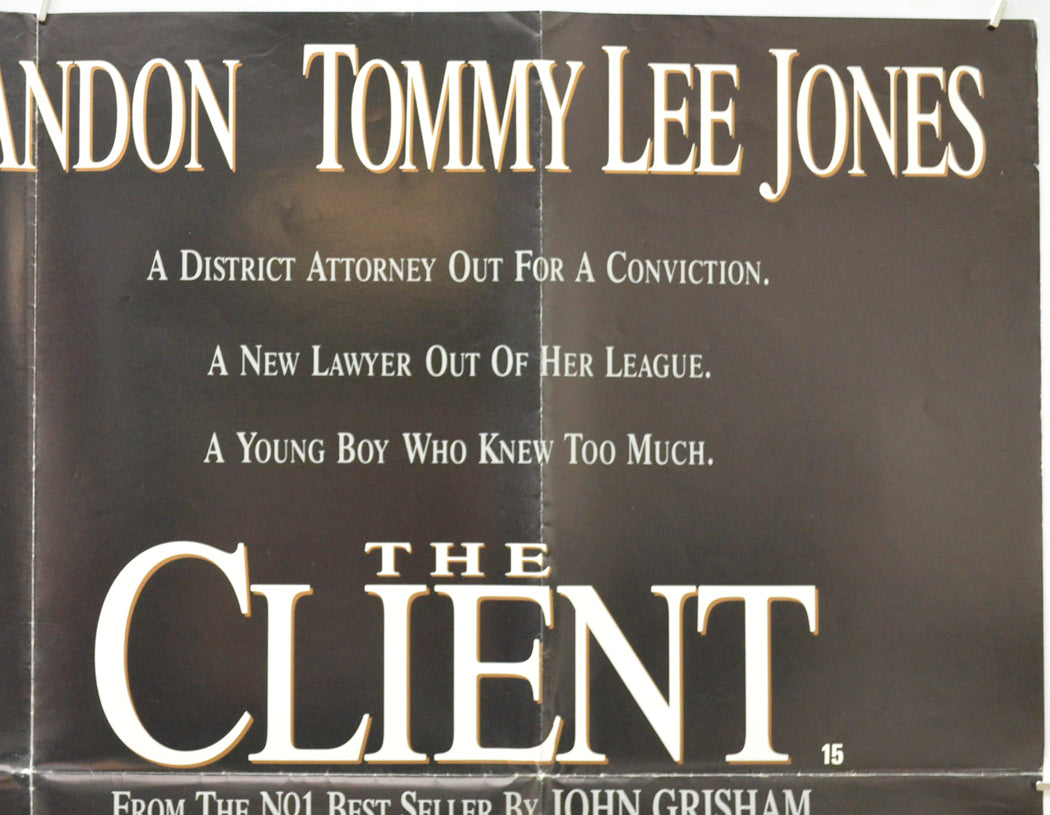 THE CLIENT (Top Right) Cinema Quad Movie Poster 