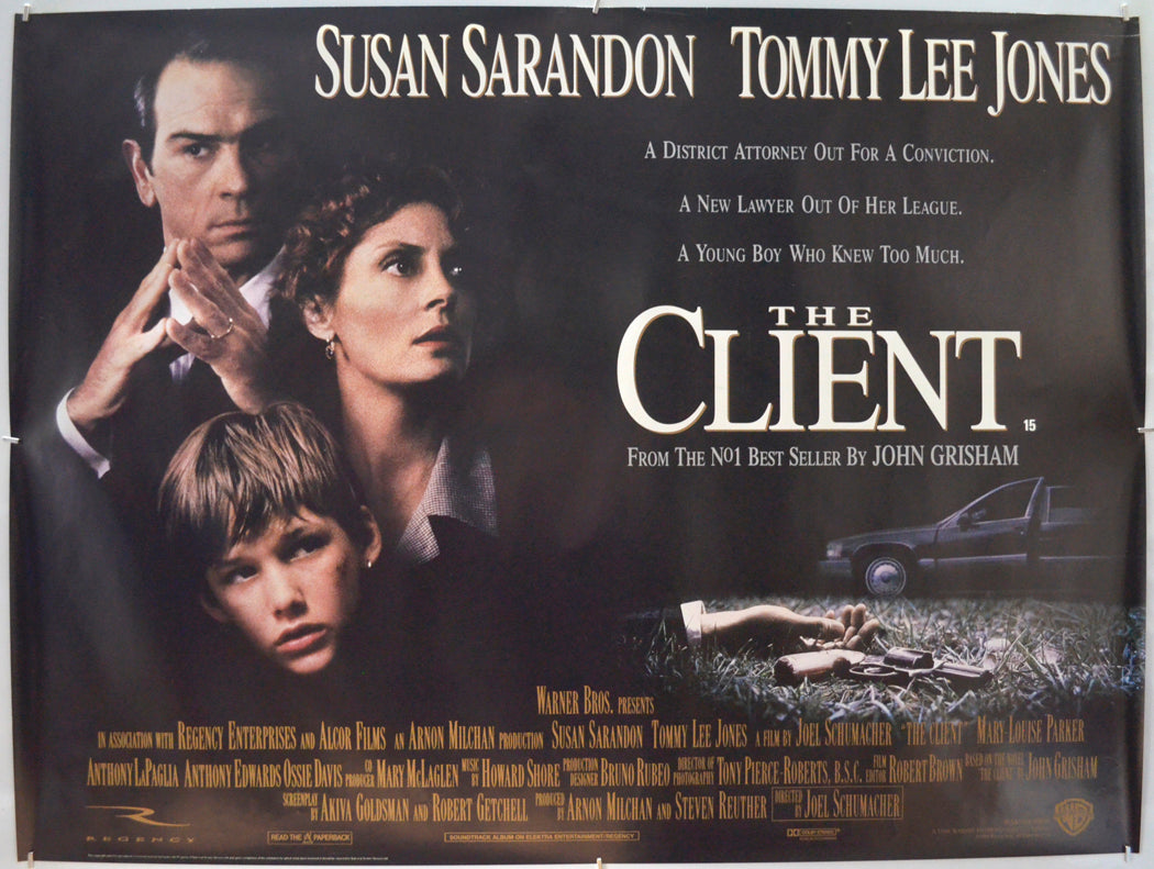 The Client Original Quad Poster - Film Poster - Movie Poster