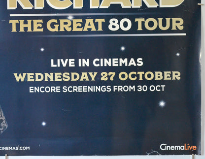 CLIFF RICHARD: THE GREAT 80 TOUR (Bottom Right) Cinema Quad Movie Poster 