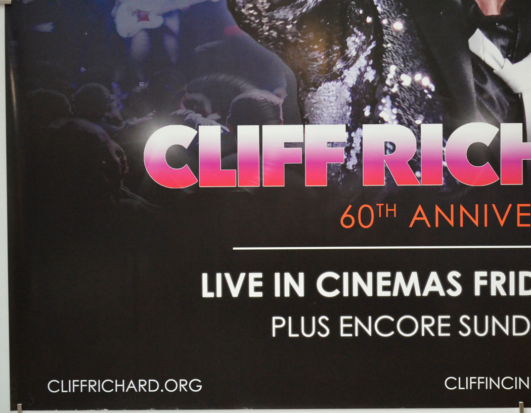 CLIFF RICHARD LIVE - 60TH ANNIVERSARY TOUR (Bottom Left) Cinema Quad Movie Poster 