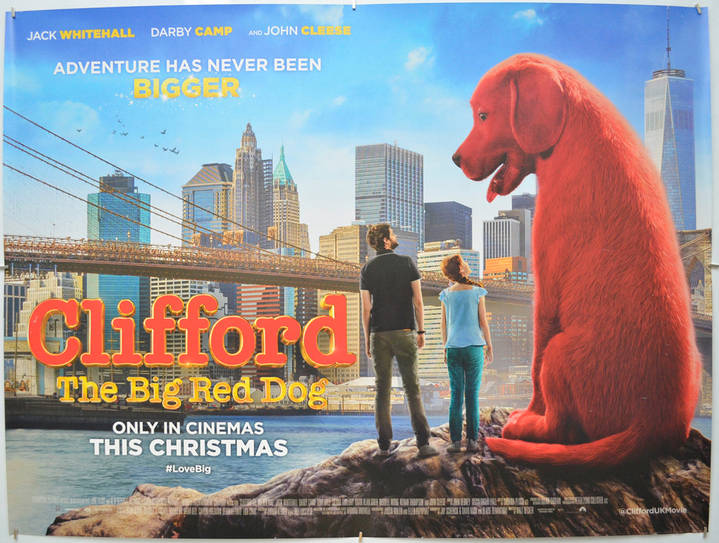 Clifford The Big Red Dog (Teaser / Advance Version) Original Quad Poster - Film Poster - Movie Poster