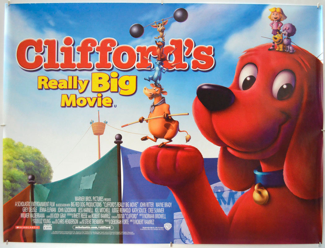 Clifford’s Really Big Movie Original Quad Poster - Film Poster - Movie Poster