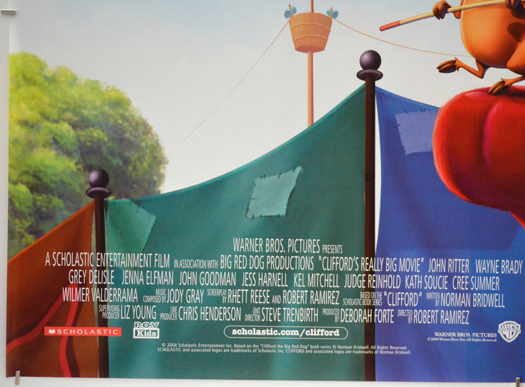 CLIFFORD’S REALLY BIG MOVIE (Bottom Left) Cinema Quad Movie Poster 