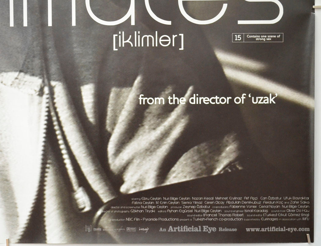 CLIMATES (Bottom Right) Cinema Quad Movie Poster 