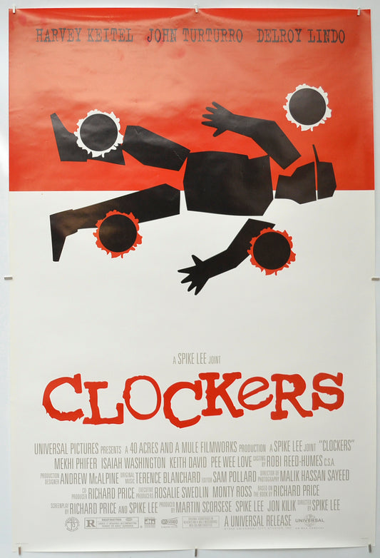 Clockers Original One Sheet Poster - Film Poster - Movie Poster