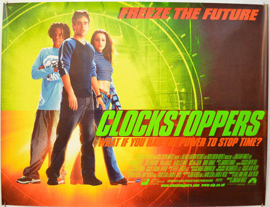 Clockstoppers Original Quad Poster - Film Poster - Movie Poster