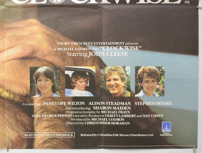 CLOCKWISE (Bottom Right) Cinema Quad Movie Poster 