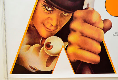 CLOCKWORK ORANGE (Bottom Left) Cinema Quad Movie Poster 