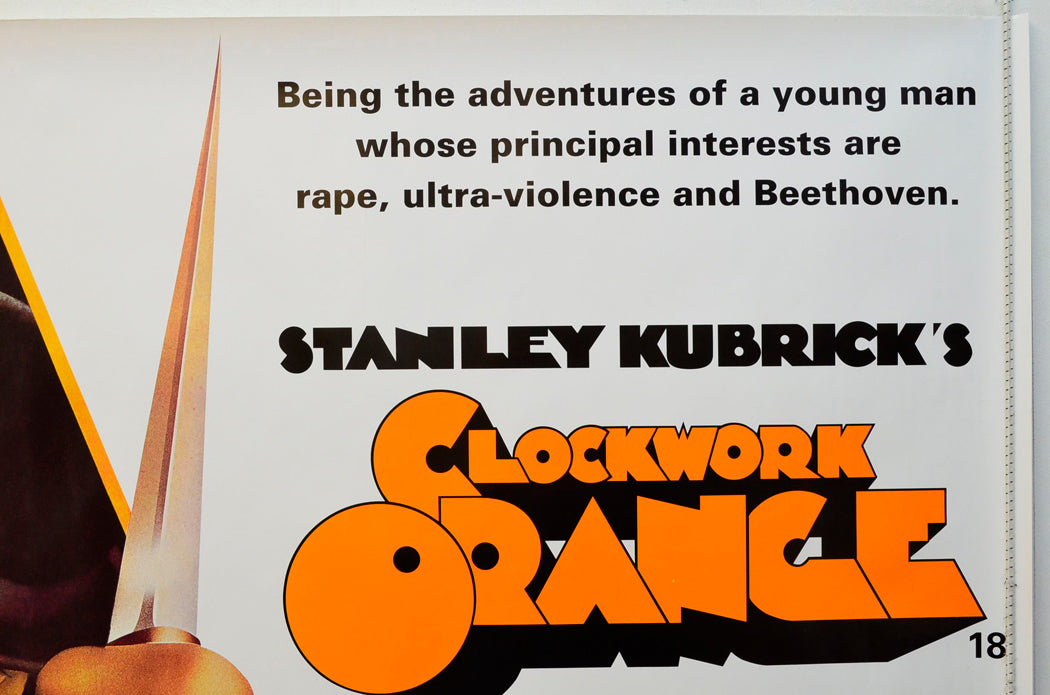 CLOCKWORK ORANGE (Top Right) Cinema Quad Movie Poster 