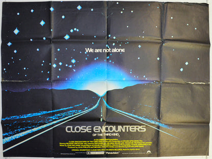 Close Encounters Of The Third Kind  Original British Quad Poster - Film Poster - Movie Poster 