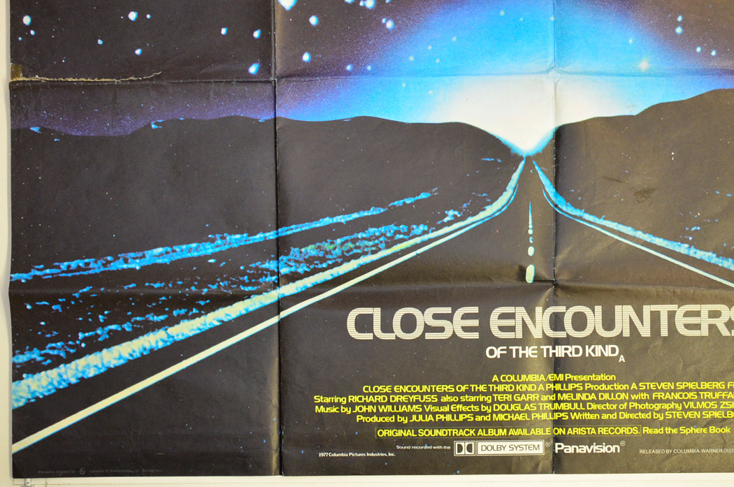 CLOSE ENCOUNTERS OF THE THIRD KIND (Bottom Left) Cinema Quad Movie Poster 