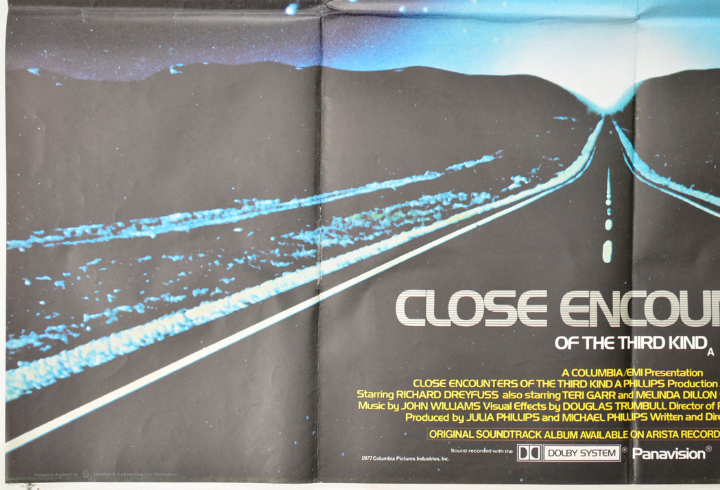 CLOSE ENCOUNTERS OF THE THIRD KIND (Bottom Left) Cinema Quad Movie Poster 