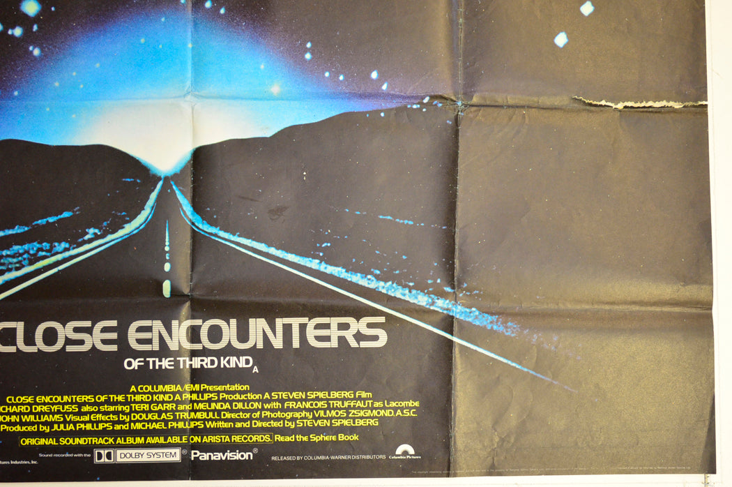 CLOSE ENCOUNTERS OF THE THIRD KIND (Bottom Right) Cinema Quad Movie Poster 