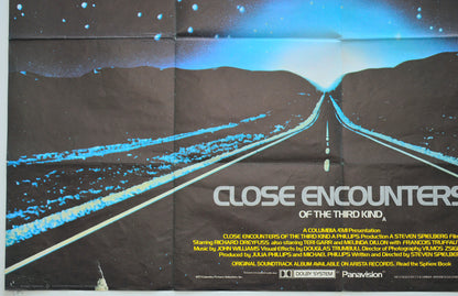 CLOSE ENCOUNTERS OF THE THIRD KIND (Bottom Left) Cinema Quad Movie Poster 