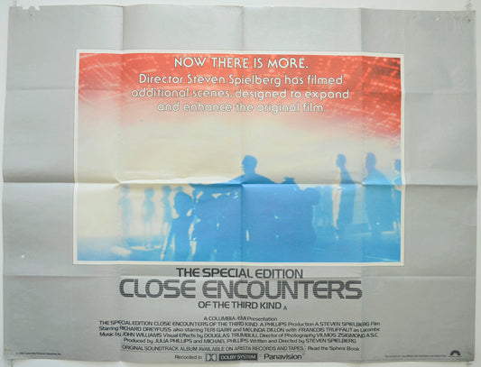 Close Encounters Of The Third Kind : The Special Edition  Original British Quad Poster - Film Poster - Movie Poster 