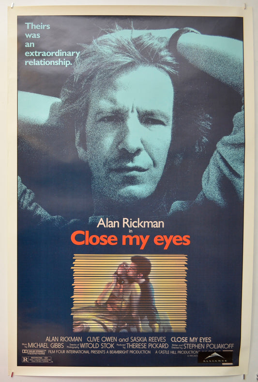 Close My Eyes Original One Sheet Poster - Film Poster - Movie Poster  