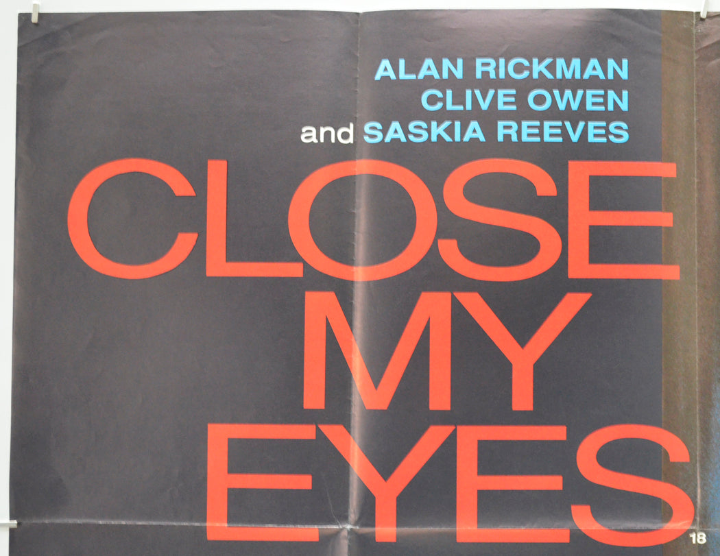 CLOSE MY EYES (Top Left) Cinema Quad Movie Poster 