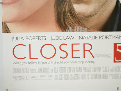 CLOSER (Bottom Left) Cinema Quad Movie Poster 