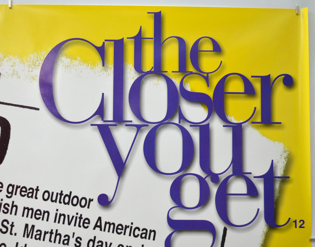 THE CLOSER YOU GET (Top Right) Cinema Quad Movie Poster 