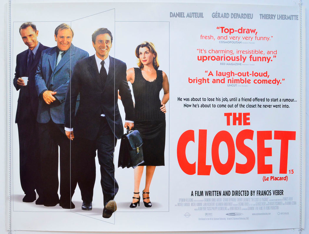 The Closet  Original British Quad Poster - Film Poster - Movie Poster 