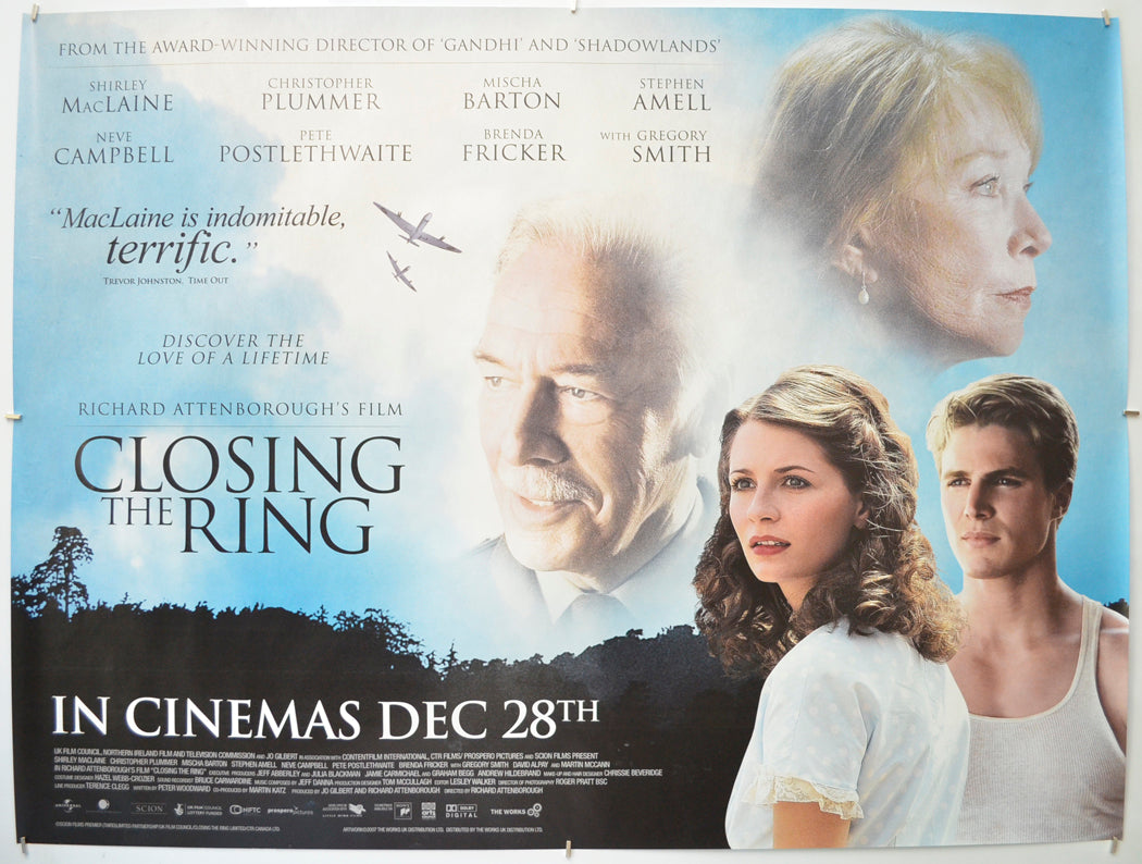 Closing The Ring Original Quad Poster - Film Poster - Movie Poster  