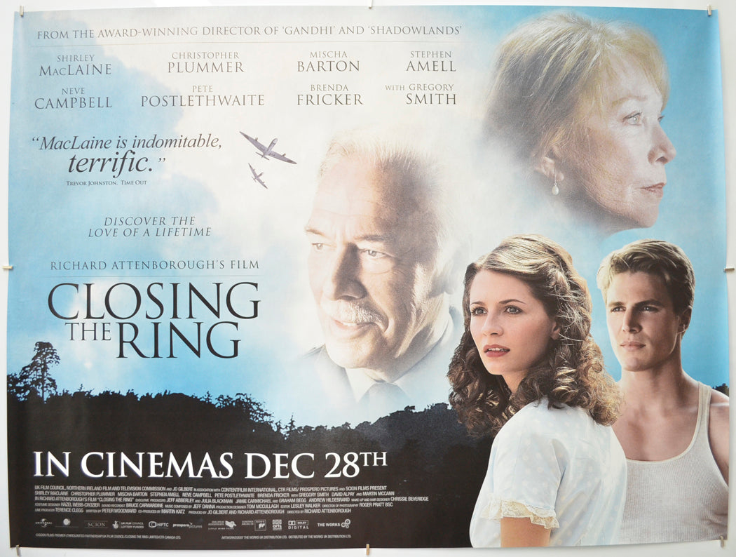 Closing The Ring Original Quad Poster - Film Poster - Movie Poster  