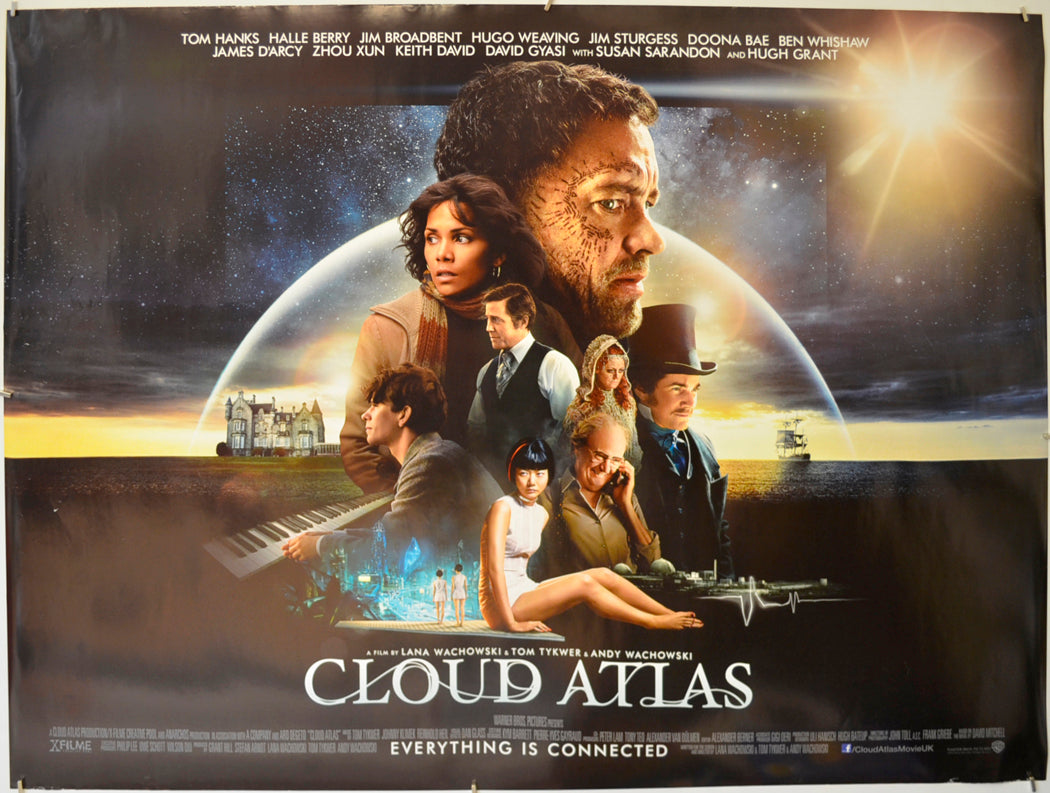 Cloud Atlas  Original Quad Poster - Film Poster - Movie Poster