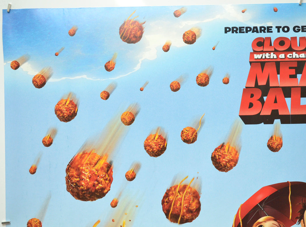 CLOUDY WITH A CHANCE OF MEATBALLS (Top Left) Cinema Quad Movie Poster 