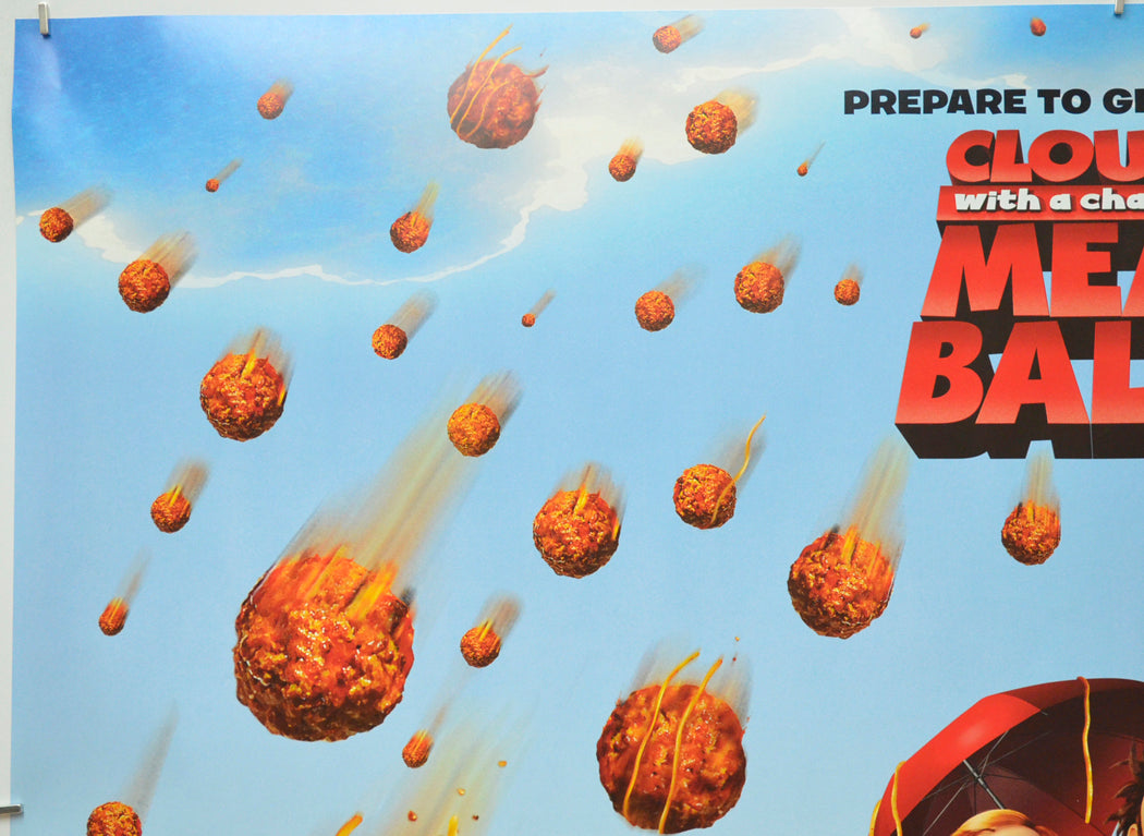 CLOUDY WITH A CHANCE OF MEATBALLS (Top Left) Cinema Quad Movie Poster 