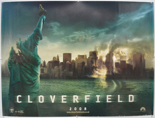 Cloverfield (Teaser / Advance Version)  Original Quad Poster - Film Poster - Movie Poster