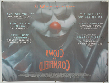 Clown in a Cornfield (Back) Cinema Quad Movie Poster 