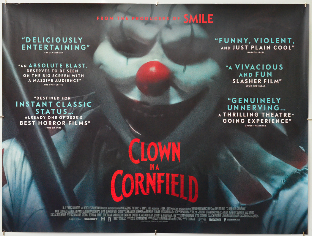 Clown in a Cornfield - Original Quad Poster - Film Poster - Movie Poster