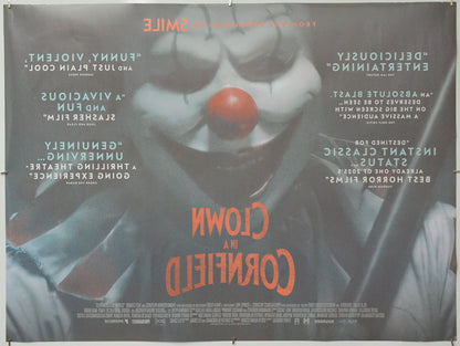 Clown in a Cornfield (Back) Cinema Quad Movie Poster 