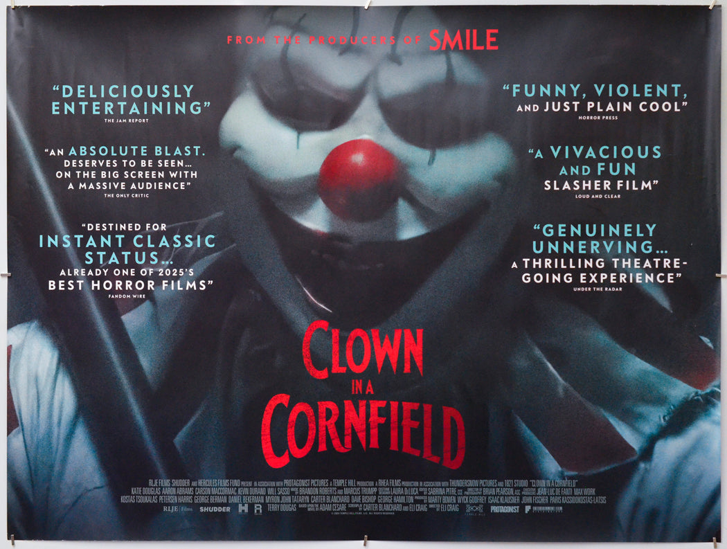 Clown in a Cornfield - Original Quad Poster - Film Poster - Movie Poster